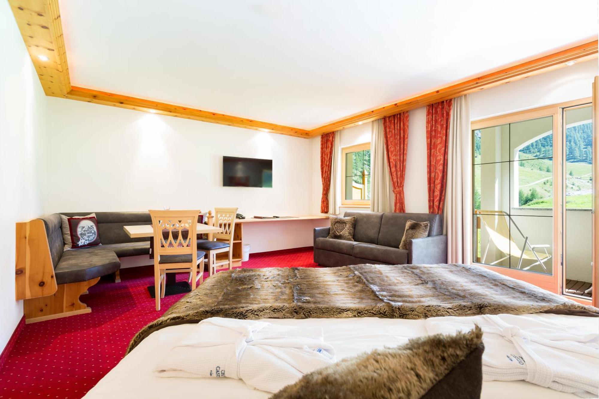 Chasa Castello Relax & Spa Samnaun Szoba fotó