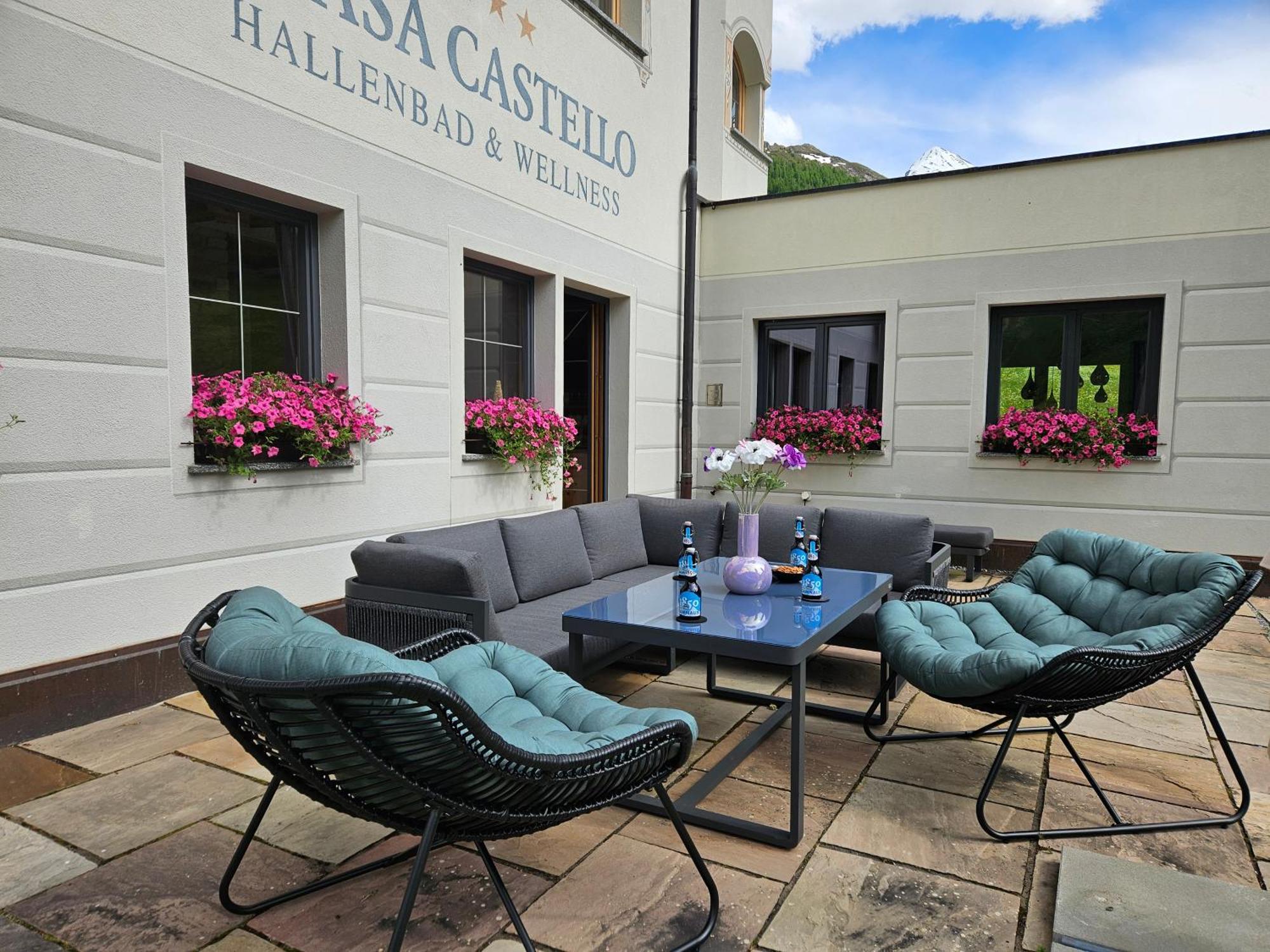 Chasa Castello Relax & Spa Hotel Samnaun Kültér fotó