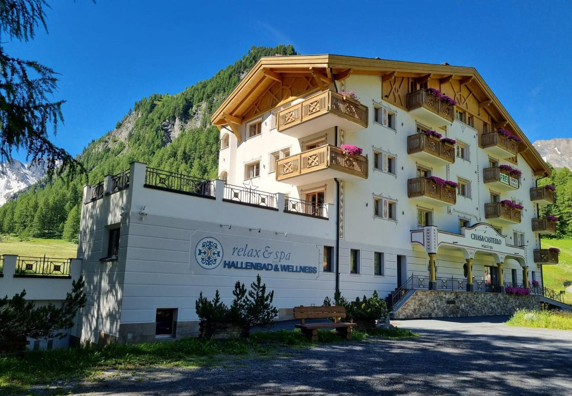 Chasa Castello Relax & Spa Samnaun Kültér fotó